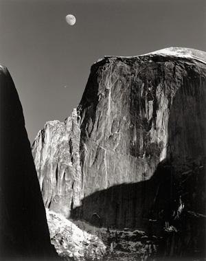 Lot 4072, Auction  120, Adams, Ansel, Moon and Half Dome - Yosemite National Park, California