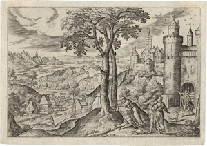 Lot 5062, Auction  120, Collaert, Adriaen, Die Parabel des verlorenen Sohnes