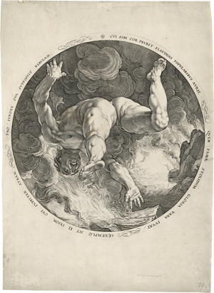 Lot 5125, Auction  120, Goltzius, Hendrick, Der Sturz des Ixion