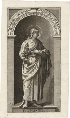 Lot 5143, Auction  120, Kilian, Lucas, Sanctuarium Christianorum