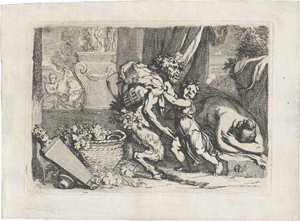 Lot 5149, Auction  120, Lairesse, Gerard de, Ein Satyr und eine schlafende Nymphe