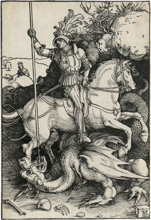 Lot 5563, Auction  120, Dürer, Albrecht, Der hl. Georg zu Pferd