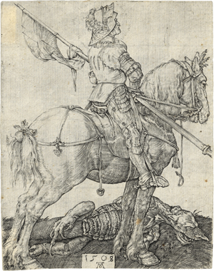 Lot 5565, Auction  120, Dürer, Albrecht, Der hl. Georg zu Pferd