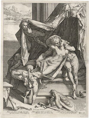 Lot 5580, Auction  120, Goltzius, Hendrick, Mars und Venus