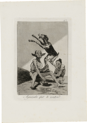 Lot 5584, Auction  120, Goya, Francisco de, Aguarda que te unten