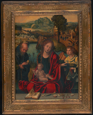Los 6000 - Aelst  d. Ä., Pieter Coecke van - Werkstatt - Die Heilige Familie mit einem Engel, der Maria eine Traube reicht - 2 - thumb
