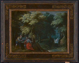 Los 6001 - Frankenthaler Malerschule - um 1600. Die erste Versuchung Christi - 1 - thumb