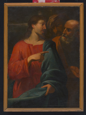 Los 6014 - Italienisch - 17. Jh. Christus prophezeit die Verleugnung des Petrus - 1 - thumb