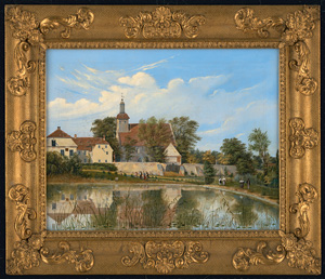 Los 6075 - Klose, Friedrich Wilhelm - Ansicht der Dorfkirche in Tempelhof - 1 - thumb