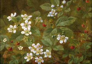 Lot 6114, Auction  120, Christensen, Anthonore, Walderdbeeren und Brombeerblüten