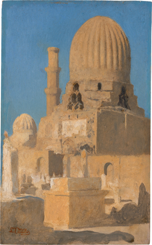 Lot 6156, Auction  120, Müller, Leopold Carl, Mamelukengrab bei Kairo