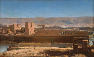 Lot 6158, Auction  120, Dien, Louis Félix Achille, Der Tempel von Philae in Assuan, Ägypten