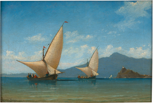 Lot 6165, Auction  120, Melbye, Anton, Orientalische Segler auf dem Bosporus