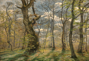 Lot 6199, Auction  120, Christensen, Godfred, Buchenwäldchen im Vorfrühling, Dänemark