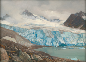Lot 6238, Auction  120, Macco, Georg, Eiswildnis am Geely-Gletscher in der Magdalenenucht auf Spitzbergen