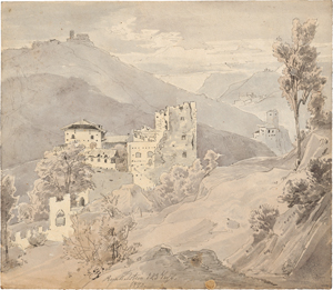 Lot 6364, Auction  120, Ahlborn, August Wilhelm Julius, Ansicht von Burg Runkelstein bei Bozen