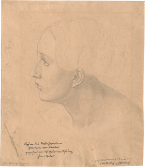 Lot 6390, Auction  120, Schadow, Wilhelm von, Bildnis seiner Tochter, der Dichterin und Übersetzerin Sophie von Schadow