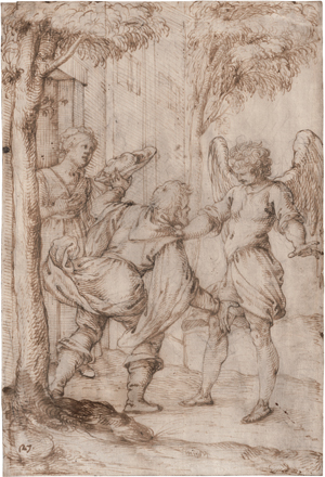 Lot 6648, Auction  120, Fialetti, Odoardo, Der Engel verkündet die Geburt Simsons an Manoah und dessen Frau