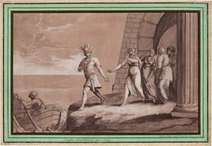 Lot 6715, Auction  120, Ramberg, Johann Heinrich, Aeneas' Abschied von Dido