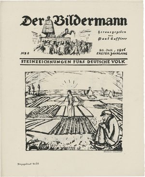 Lot 7005, Auction  120, Bildermann, Der Bildermann (Steinzeichnungen fürs deutsche Volk)