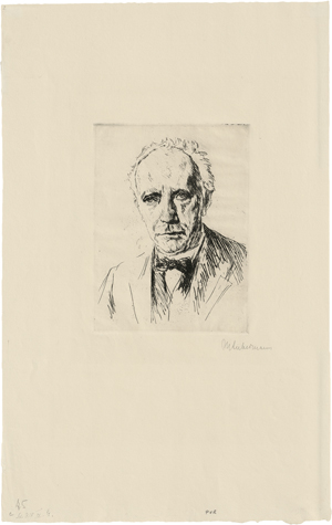 Lot 7070, Auction  120, Liebermann, Max, Bildnis Richard Strauss