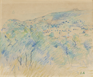 Lot 8002, Auction  120, Morisot, Berthe, La Montagne de l'observatoire aux environs de Nice
