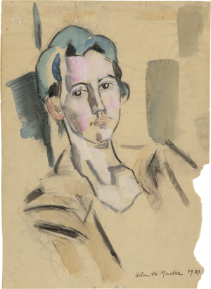 Lot 8058, Auction  120, Macke, Helmuth, Frauenportrait