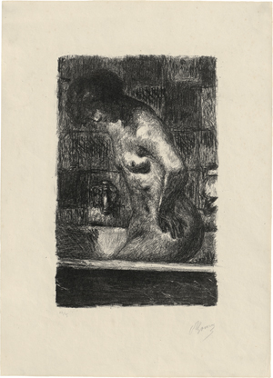 Lot 8096, Auction  120, Bonnard, Pierre, Femme debout dans sa baignoire