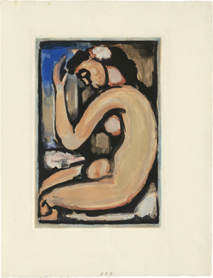 Lot 8097, Auction  120, Rouault, Georges, Nu de profil