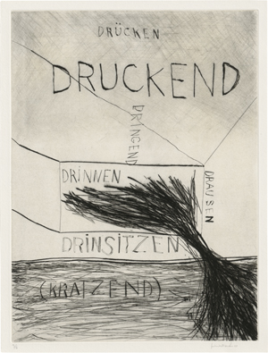 Lot 8323, Auction  120, Durham, Jimmie, Mäßige Materialfehler ("A Meditation on Work and Language")