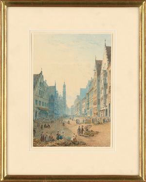 Lot 83, Auction  121, Batty, Robert, Karolinenstraße in Augsburg