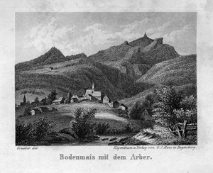 Lot 101, Auction  121, Grueber, Bernhard und Müller, Adalbert, Der bayrische Wald