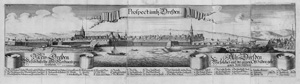 Lot 128, Auction  121, Schollenberg, Johann Jacob, Prospect umb Dresden