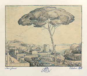 Lot 181, Auction  121, Wilhelm IV., Zeichnungen des Königs Friedrich Wilhelm IV.  