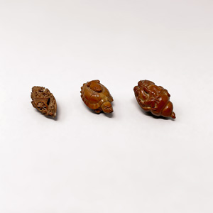 Lot 697, Auction  121, Netsuke, 3 japanische Schnitzkunst-Figürchen