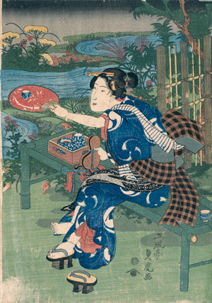 Lot 703, Auction  121, Senchô, Ukiyo-e Farbholzschnitt. Format Oban tate-e (cm)