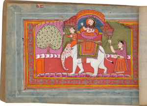 Mughal-Manuskript, Sammelhandschrift in Devanagari-Duktus in verschiedenen Größen und von verschiedenen Händen.