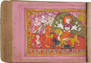 Los 758 - Mughal-Manuskript - Sammelhandschrift in Devanagari-Duktus in verschiedenen Größen und von verschiedenen Händen. - 1 - thumb