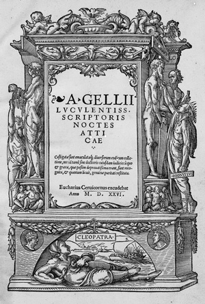 Lot 1048, Auction  121, Gellius, Aulus, Noctes atticae