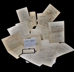 Lot 2525, Auction  121, Kunsthistoriker und -Kritiker, Konvolut Briefe von Kunsthistorikern