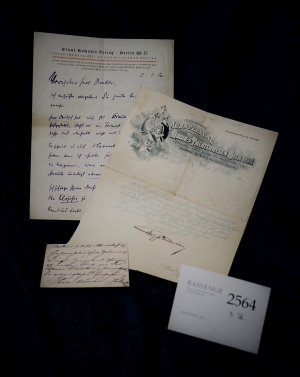 Lot 2564, Auction  121, Großmann, Stefan, Brief an einen Theaterleiter