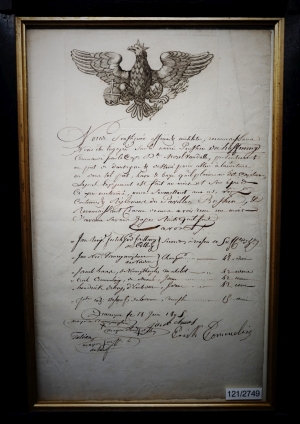 Lot 2749, Auction  121, Heuervertrag, Die Hoffnung. Französischer Brief