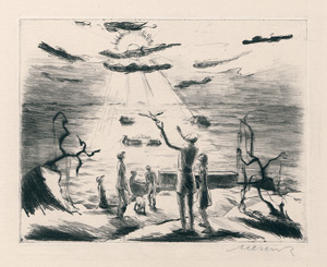 Lot 3348, Auction  121, Meseck, Felix, Die Sintflut