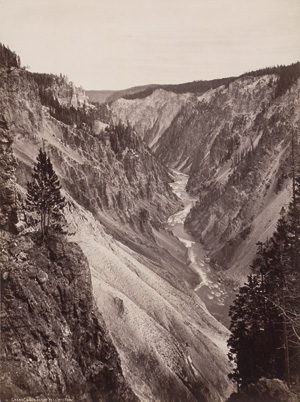 Lot 4076, Auction  121, Watkins, Carleton E., Grand Canyon of the Yellowstone