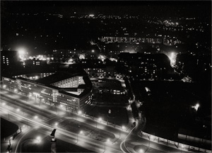 Lot 4094, Auction  121, Aviation, Images of air traffic at night at Tempelhof Airport, Berlin