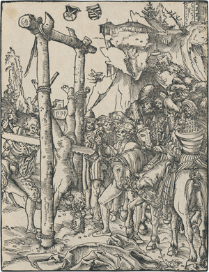 Lot 5056, Auction  121, Cranach d. Ä., Lucas, Das Martyrium des hl. Jakobus d. Ä.; Das Martyrium des hl. Simon; Das Martyrium des hl. Judas Thaddäus