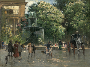 Lot 6191, Auction  121, Jacob, Julius, Der Kemperplatz im Berliner Tiergarten