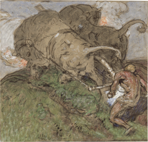 Lot 6347, Auction  121, Rothaug, Alexander, Iason und die feurigen Stiere; Entführung