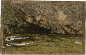 Lot 6392, Auction  121, Rothaug, Alexander, Felsgrotte am Wasser