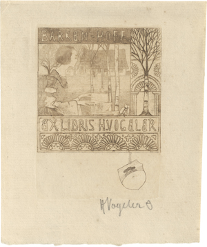 Lot 7139, Auction  121, Vogeler, Heinrich, Drei Blatt Ex Libris